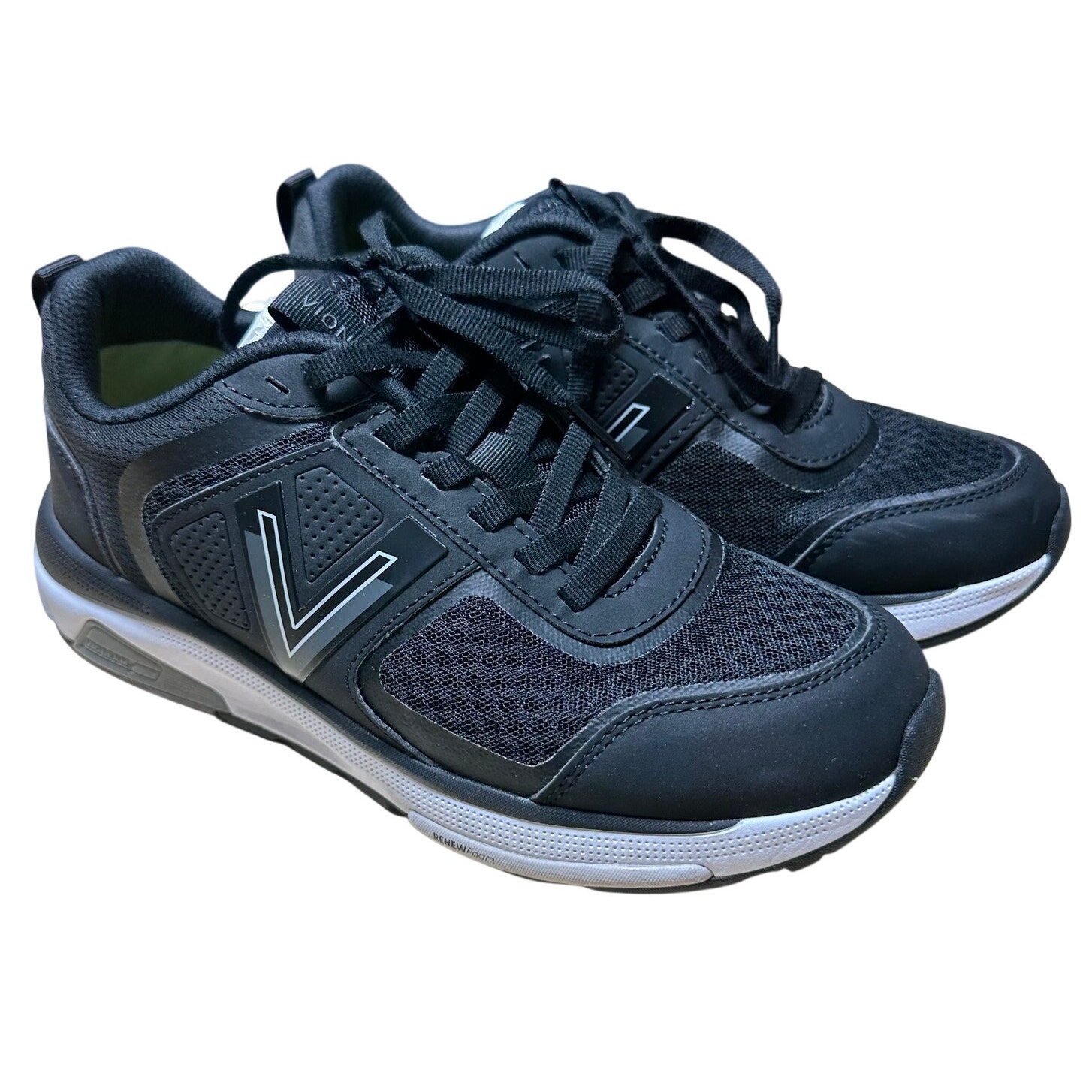 Vionic Women's Walk Strider 001 Black Charcoal Size 7.5 W Excellent Condition